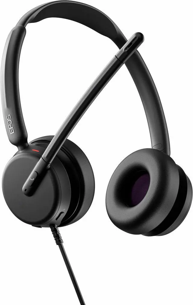 Alt view image 7 of 8 - EPOS IMPACT 460 Headset - Microsoft Teams Certification - Stereo - USB Type C - Wired - 32 Ohm - 20 Hz - 20 kHz - On-ear - Binaural - 5.91 ft Cable - Noise Cancelling, Electret Condenser, Uni-directio
