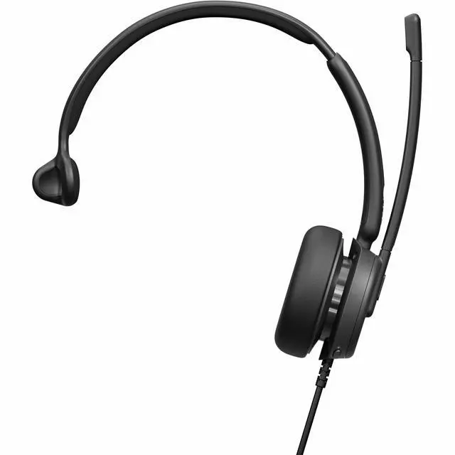 Alt view image 2 of 8 - EPOS IMPACT 430 Headset - Microsoft Teams Certification - Mono - USB Type C - Wired - 32 Ohm - 20 Hz - 20 kHz - On-ear - Monaural - 5.91 ft Cable - Noise Cancelling, Electret Condenser, Uni-directiona