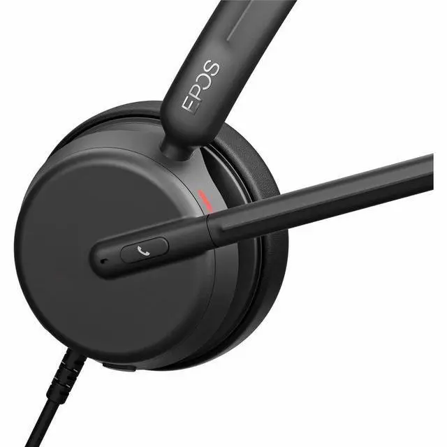 Alt view image 7 of 8 - EPOS IMPACT 430 Headset - Microsoft Teams Certification - Mono - USB Type C - Wired - 32 Ohm - 20 Hz - 20 kHz - On-ear - Monaural - 5.91 ft Cable - Noise Cancelling, Electret Condenser, Uni-directiona