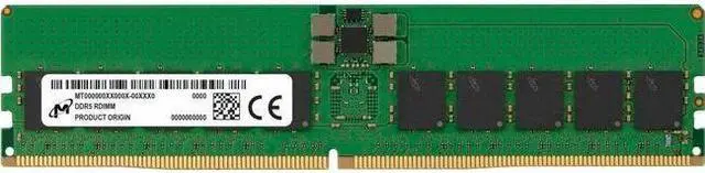 Alt view image 3 of 3 - Micron 48GB DDR5 4800 MHz / PC5-38400 CL40 registered ECC Model (MTC20F104XS1RC48BR)