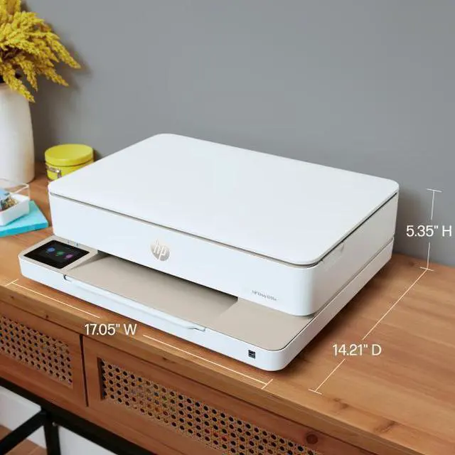 Alt view image 13 of 20 - HP Envy 6155e All-in-One Inkjet Printer, Color Mobile Print, Copy, Scan, Mobile