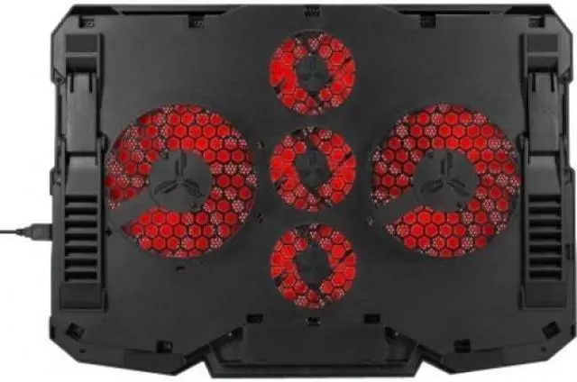 Alt view image 11 of 14 - ENHANCE Cryogen ENGXC20100RDWS Laptop Cooling Stand USB Connectivity Red 6030311
