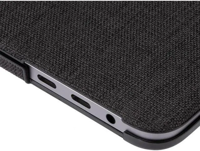 Alt view image 9 of 12 - incase textured hardshell in woolenex for 16-inch macbook pro - graphite