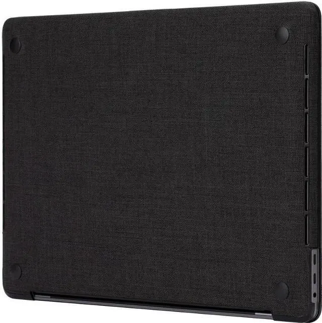 Alt view image 12 of 12 - incase textured hardshell in woolenex for 16-inch macbook pro - graphite