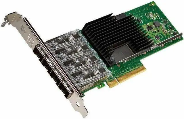 Alt view image 3 of 4 - Intel Ethernet Converged Network Adapter X710-DA4 - network adapter - PCIe 3.0 x8 - 10 Gigabit SFP+ x 4 Model EX710DA4G2P5