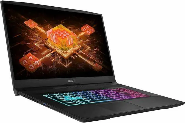 Alt view image 6 of 13 - MSI Katana A17 AI B8V KATANA A17 AI B8VF-895US 17.3" Gaming Notebook - Full HD - AMD Ryzen 9 8945HS - 32 GB - 1 TB SSD - Black - AMD Chip - 1920 x 1080 - Windows 11 Pro - NVIDIA GeForce RTX 4060