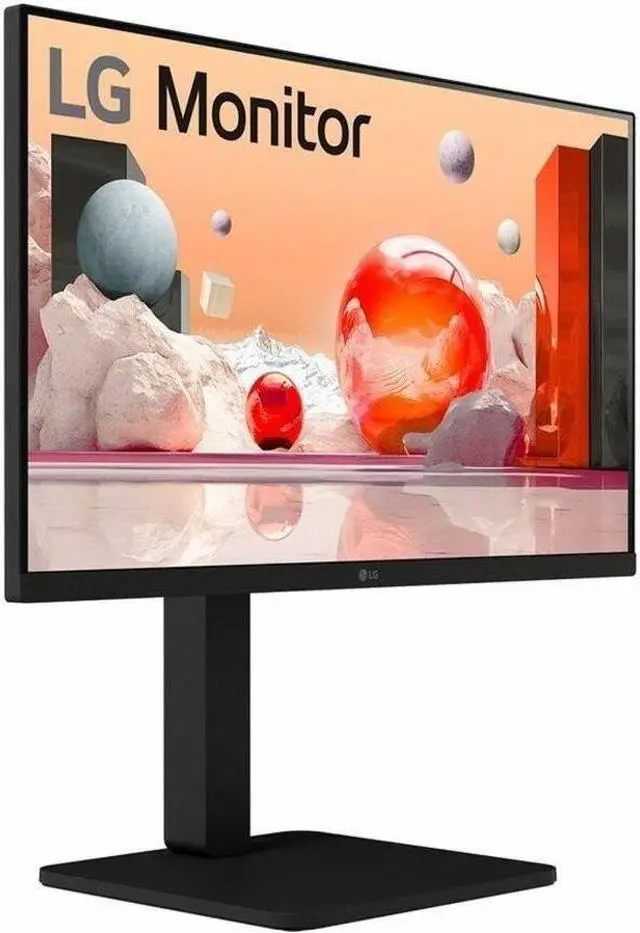 Alt view image 5 of 7 - LG 24BA450-B 24" Class Full HD LED Monitor - 16:9 - 23.8" Viewable - In-plane Switching (IPS) Technology - LED Backlight - 1920 x 1080 - 16.7 Million Colors - 200 Nit - 5 ms - Speakers - HDM