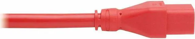 Alt view image 6 of 8 - Eaton Tripp Lite series Power Extension Cord, C20 to C19 - Heavy-Duty, 20A, 250V, 12 AWG, 6 ft. (1.8 m), Red