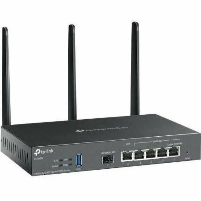 Alt view image 11 of 14 - TP-Link ER706W | Omada 6 Port Wireless VPN Router | AX3000 Dual Band Wi-Fi 6 | Up to 5 Gigabit WAN Ports | Support Mobile Broadband | Detachable Antenna | Omada SDN Integrated | Lightning Protection