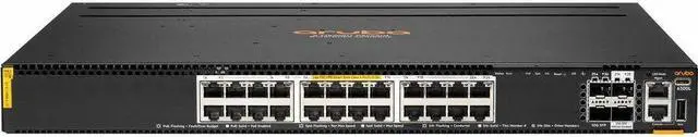 Alt view image 2 of 3 - Aruba 6300L 24p Smart Rate 1G/2.5G/5G/10G CL6 2p SFP56 50G 2p SFP28 25G L2 Switch - 24 Ports - Manageable - Gigabit Ethernet, 2.5 Gigabit Ethernet, 5 Gigabit Ethernet, 10 Gigabit Ethernet, 25 Gigabit