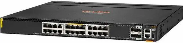 Main image of Aruba 6300L 24p Smart Rate 1G/2.5G/5G/10G CL6 2p SFP56 50G 2p SFP28 25G L2 Switch - 24 Ports - Manageable - Gigabit Ethernet, 2.5 Gigabit Ethernet, 5 Gigabit Ethernet, 10 Gigabit Ethernet, 25 Gigabit