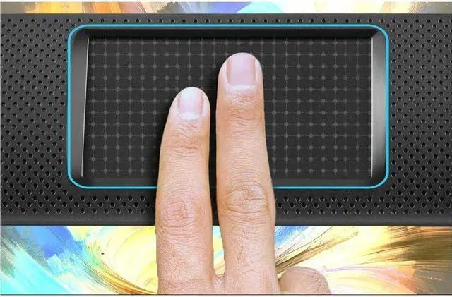 Alt view image 2 of 9 - Adesso iMouse T60 TouchPad - Optical - Wireless - 32.81 ft - Radio Frequency - 2.40 GHz - USB - 1600 dpi - SymmetricalAA Battery Supported