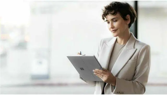 Alt view image 3 of 7 - Microsoft Surface Pro 10 Intel Core Ultra 7 165U 16GB Memory 256 GB SSD Intel Graphics 13.0" Touchscreen 2880 x 1920 Detachable 2-in-1 Laptop Windows 11 Pro 64-bit XHM-00001