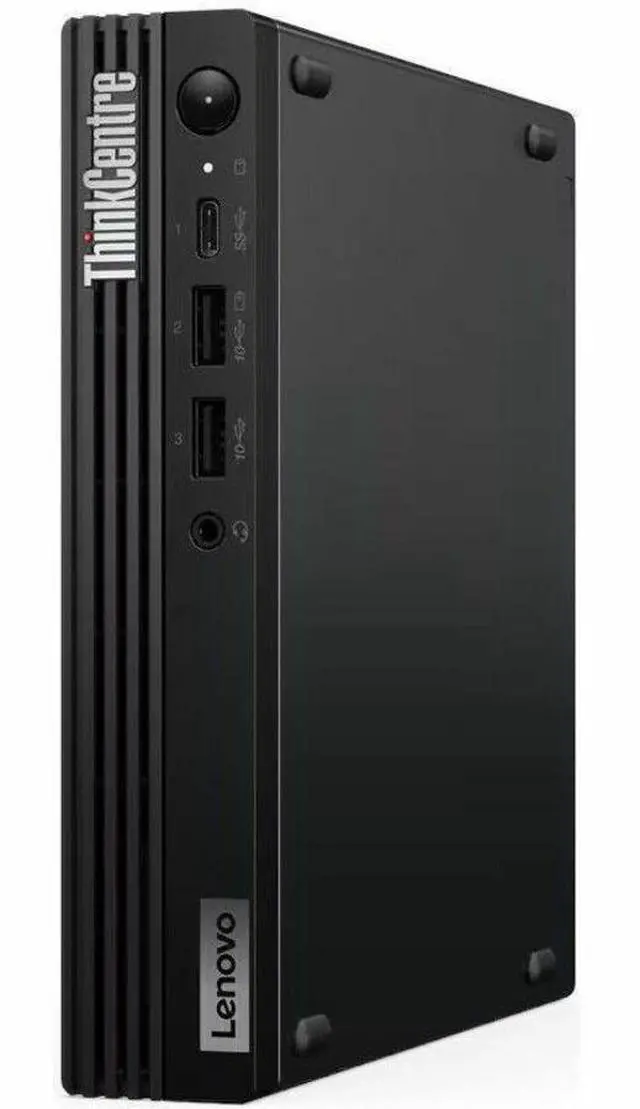 Alt view image 3 of 9 - Lenovo ThinkCentre M70q Gen 5 12TD001KUS Desktop Computer - Intel Core i7 14th Gen i7-14700T - vPro Technology - 16 GB - 512 GB SSD - Tiny - Black - Intel Q670 Chip - Windows 11 Pro - Intel UHD Graphi