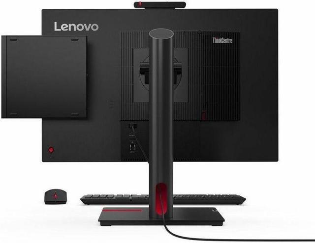 Alt view image 3 of 8 - Lenovo ThinkCentre M70q Gen 5 12TD001SUS Desktop Computer - Intel Core i7 14th Gen i7-14700T - vPro Technology - 32 GB - 1 TB SSD - Tiny - Black - Intel Q670 Chip - Windows 11 Pro - Intel UHD Graphics