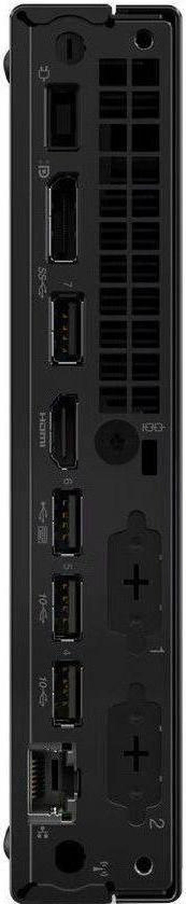 Alt view image 7 of 8 - Lenovo ThinkCentre M70q Gen 5 12TD001SUS Desktop Computer - Intel Core i7 14th Gen i7-14700T - vPro Technology - 32 GB - 1 TB SSD - Tiny - Black - Intel Q670 Chip - Windows 11 Pro - Intel UHD Graphics