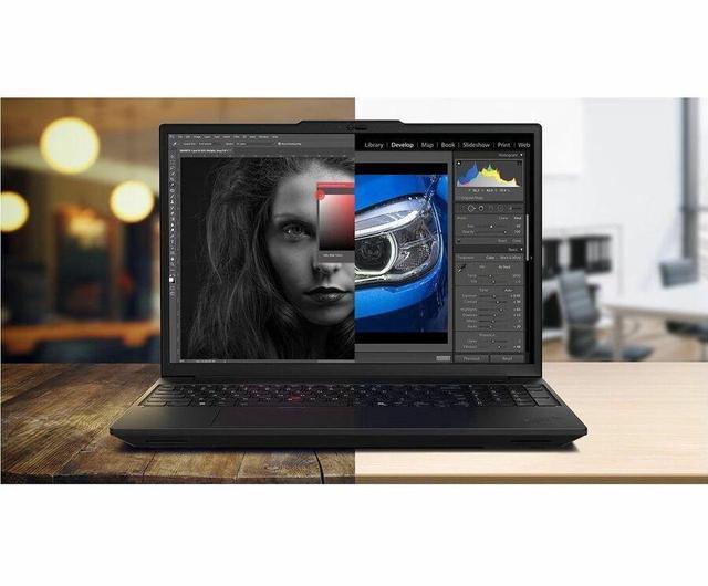Alt view image 3 of 7 - Lenovo ThinkPad P16s Gen 3 21KS001FUS 16" Mobile Workstation - WQUXGA - Intel Core Ultra 7 165H - vPro Technology - 64 GB - 1 TB SSD - English Keyboard - Black - Intel Chip - 3840 x 2400 - Window