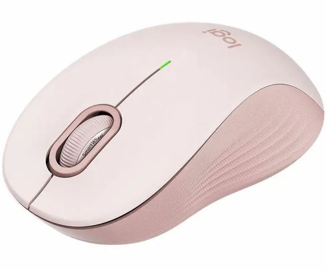 Alt view image 6 of 6 - Logitech Signature M550 Mouse - Optical - Wireless - 32.81 ft - Bluetooth/Radio Frequency - 2.40 GHz - Rose - USB - 4000 dpi - Scroll Wheel - 3 Button(s) - 3 Programmable Button(s) - Small/Medium Hand