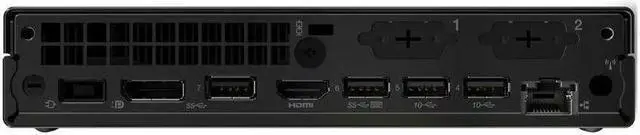 Alt view image 3 of 8 - Lenovo ThinkCentre M90q Gen 5 12TH0013US Desktop Computer - Intel Core i7 14th Gen i7-14700 - vPro Technology - 16 GB - 512 GB SSD - Tiny - Black - Intel Q670 Chip - Windows 11 Pro - Intel UHD Graphic