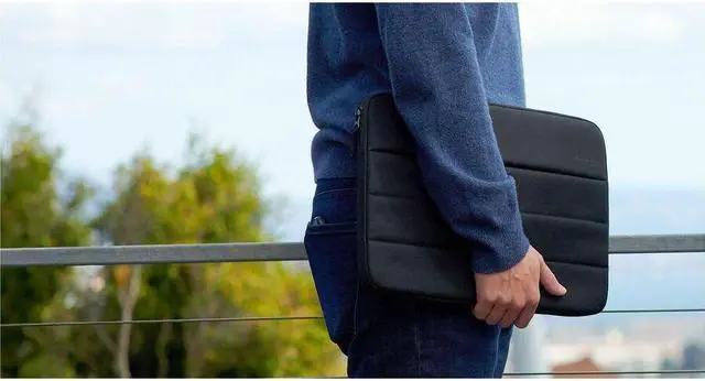 Alt view image 13 of 14 - Kensington 12" Carrying Case (Sleeve) for Notebook Black