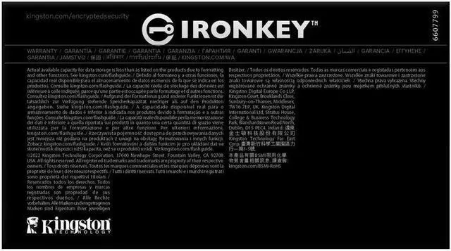Alt view image 4 of 9 - IronKey D500S 32GB USB 3.2 Gen 1 Type A Flash Drive IKD500S32GB
