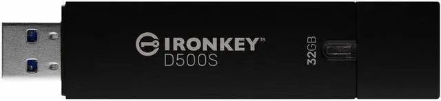 Alt view image 7 of 9 - IronKey D500S 32GB USB 3.2 Gen 1 Type A Flash Drive IKD500S32GB