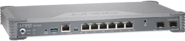 Alt view image 9 of 11 - Juniper Networks - SRX300-SYS-JB - Juniper SRX300 Router - 6 Ports - Management Port - 2 Slots - Gigabit Ethernet -
