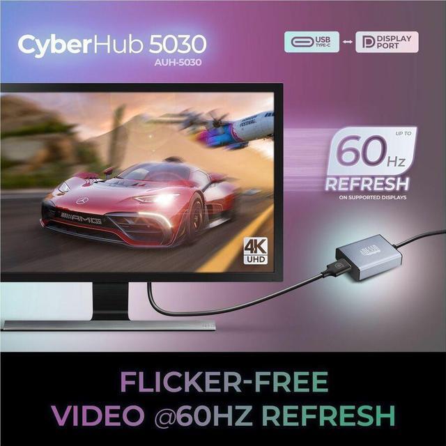 Alt view image 9 of 20 - Adesso USB-C to Display Port Adapter
