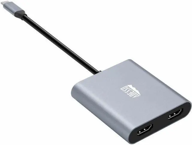 Alt view image 8 of 20 - Adesso USB-C to Dual HDMI Adapter