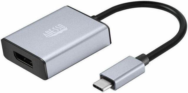 Alt view image 6 of 20 - Adesso USB-C to Display Port Adapter