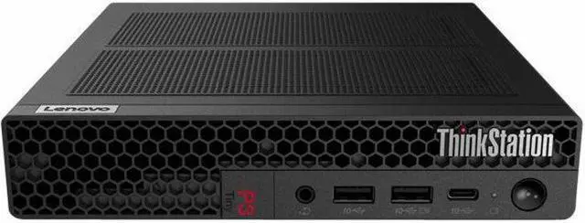 Alt view image 3 of 18 - Lenovo ThinkStation P3 30H0006VUS Workstation - 1 x Intel Core i9 14th Gen i9-14900 - vPro Technology - 16 GB - 512 GB SSD - Tiny - Black - Intel Q670 Chip - Windows 11 Pro - 1 x NVIDIA T1000 8 GB Gra