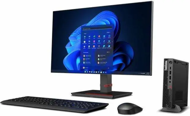 Alt view image 4 of 18 - Lenovo ThinkStation P3 30H0006VUS Workstation - 1 x Intel Core i9 14th Gen i9-14900 - vPro Technology - 16 GB - 512 GB SSD - Tiny - Black - Intel Q670 Chip - Windows 11 Pro - 1 x NVIDIA T1000 8 GB Gra