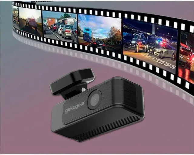 Alt view image 12 of 20 - GekoGear Dual Channel 4K Front and 1080P Rear Dash Cam
