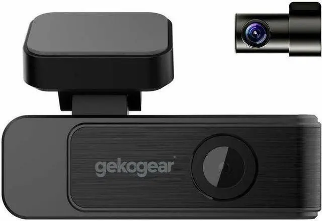 Alt view image 8 of 20 - GekoGear Dual Channel 4K Front and 1080P Rear Dash Cam
