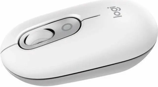Main image of Logitech POP Mouse - Wireless - 32.81 ft - Bluetooth - Off White - Scroll Wheel - 4 Button(s) - 1 x AA Battery Supported