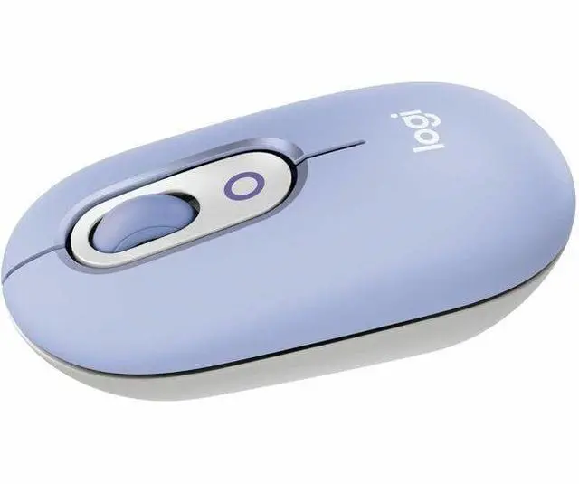 Main image of Logitech POP Mouse - Wireless - 32.81 ft - Bluetooth - Lilac - Scroll Wheel - 4 Button(s) - 1 x AA Battery Supported