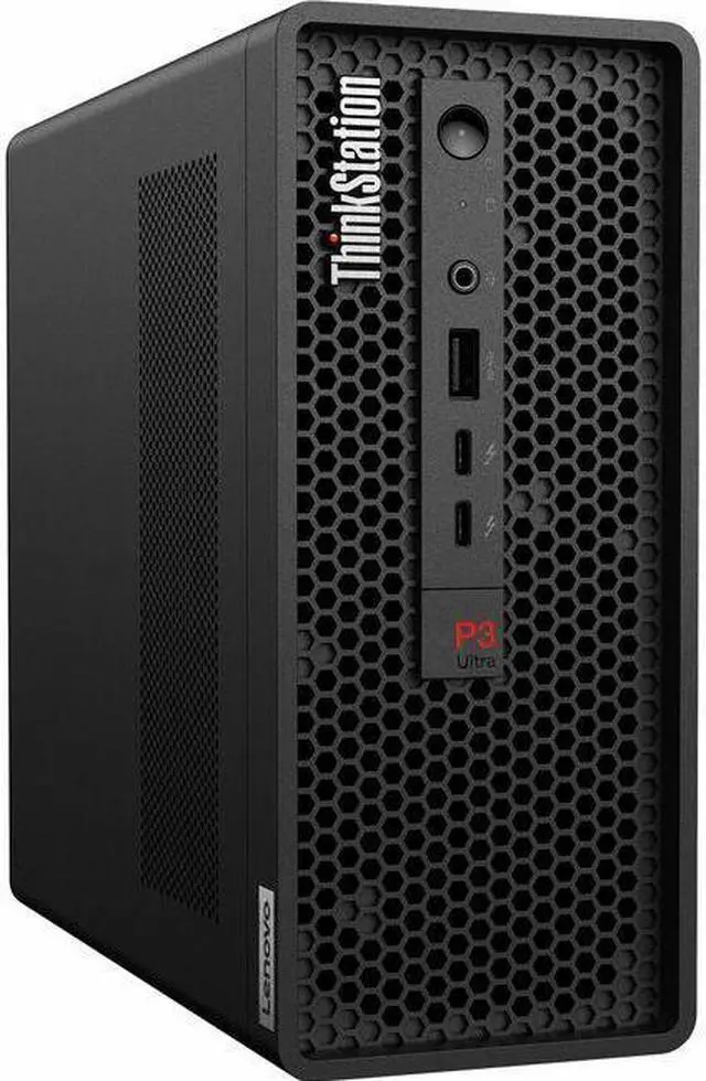 Main image of Lenovo ThinkStation P3 Ultra 30HA005WUS Workstation - 1 x Intel Core i9 14th Gen i9-14900 - vPro Technology - 32 GB - 1 TB SSD - Ultra Small - Intel W680 Chip - Windows 11 Pro - 1 x NVIDIA RTX A2000 1