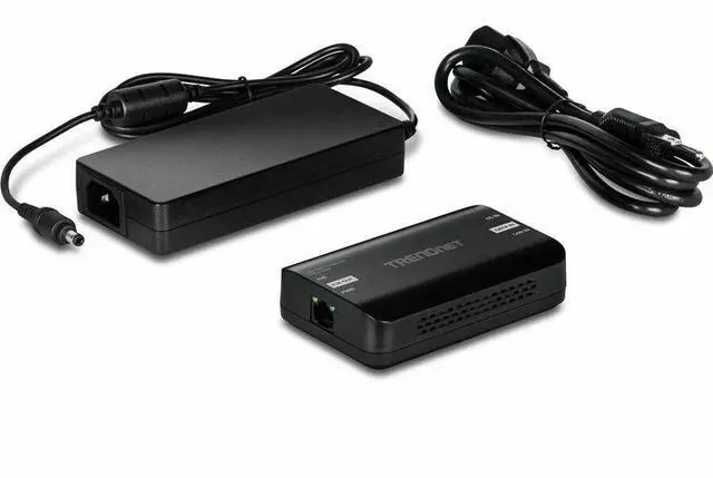 Alt view image 7 of 9 - TRENDnet 10G PoE++ Injector, TPE-318GI, Converts a NonPoE Port to A PoE++ 10G Port, Supplies PoE (15.4W), PoE+ (30W), or PoE++ (90W)
