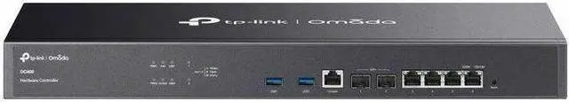 Main image of TP-Link Omada Hardware Controller - 4 Ports - Manageable - Gigabit Ethernet, 10 Gigabit Ethernet - 1000Base-T, 10GBase-X - Twisted Pair, Optical Fiber - 1U High - Rack-mountable
