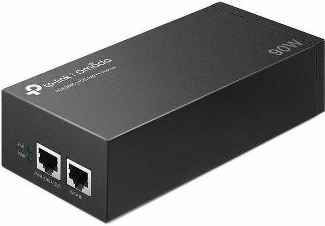Main image of TP-Link Omada PoE++ Injector - 1 x RJ-45 Input Port(s) - 1 x RJ-45 Output Port(s) - 90 W