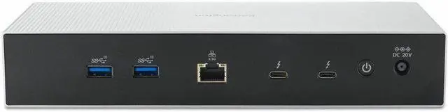 Alt view image 3 of 9 - Kensington SD5000T5 EQ Thunderbolt 5 Triple 4K Docking Station with 140W PD - Windows/macOS - for Workstation/Notebook/Monitor - Charging Capability - Memory Card Reader - SD, microSD - Thunderbolt 5
