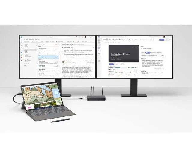 Alt view image 6 of 8 - Microsoft Surface Pro 10 Intel Core Ultra 7 165U 32GB Memory 256 GB SSD Intel Graphics 13.0" Touchscreen 2880 x 1920 Detachable 2-in-1 Laptop Windows 11 Pro 64-bit Y5H-00001