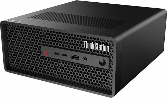 Alt view image 3 of 9 - Lenovo ThinkStation P3 Ultra 30HA0064US Workstation - 1 x Intel Core i7 14th Gen i7-14700 - vPro Technology - 16 GB - 512 GB SSD - Ultra Small - Intel W680 Chip - Windows 11 Pro - 1 x NVIDIA T400 4 GB