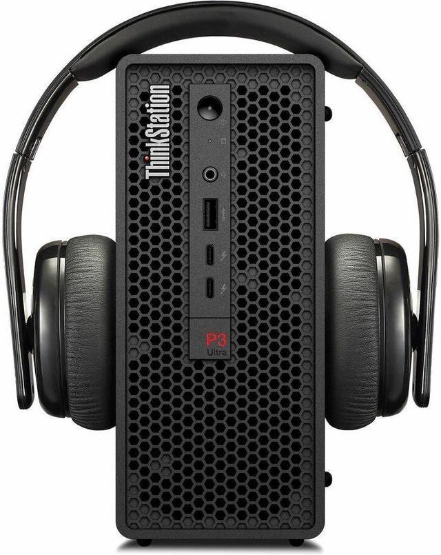 Alt view image 6 of 9 - Lenovo ThinkStation P3 Ultra 30HA0064US Workstation - 1 x Intel Core i7 14th Gen i7-14700 - vPro Technology - 16 GB - 512 GB SSD - Ultra Small - Intel W680 Chip - Windows 11 Pro - 1 x NVIDIA T400 4 GB