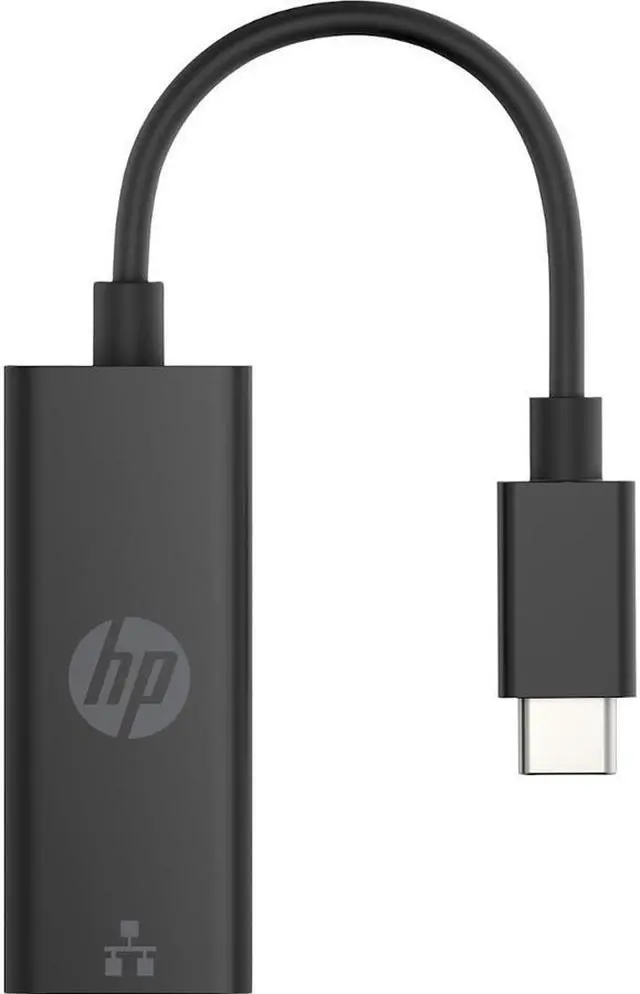 Alt view image 4 of 7 - HP Ethernet Adapter - USB Type C - 128 MB/s Data Transfer Rate - 1 - Twisted Pair - 1000Base-T - TAA Compliant