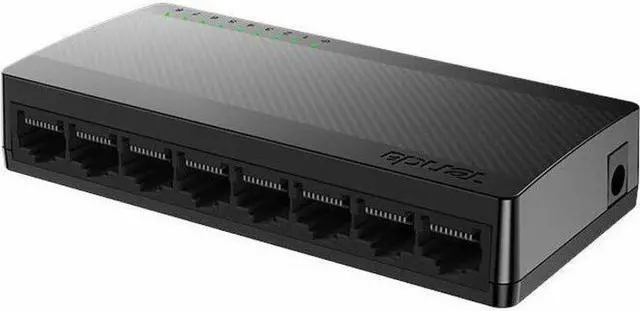 Alt view image 3 of 5 - Tenda 8-Port Gigabit Ethernet Switch - 8 Ports - Gigabit Ethernet - 10/100/1000Base-T - 2 Layer Supported - Twisted Pair - Wall Mountable, Desktop