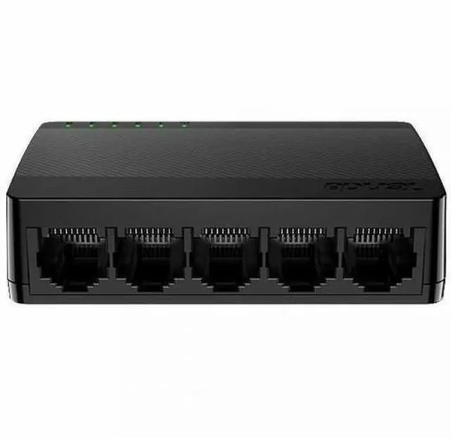 Alt view image 7 of 13 - Tenda 5 Port Gigabit Ethernet Network Switch - Ethernet Splitter | Plug & Play | Fanless | Sturdy Metal w/ Shielded Ports | Traffic Optimization | Unmanaged | Limited Lifetime Protection(SG105M)