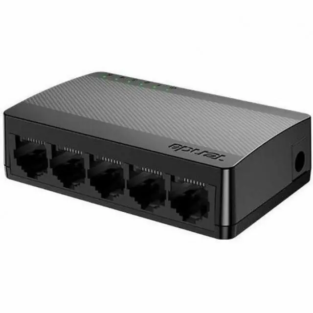 Alt view image 12 of 13 - Tenda 5 Port Gigabit Ethernet Network Switch - Ethernet Splitter | Plug & Play | Fanless | Sturdy Metal w/ Shielded Ports | Traffic Optimization | Unmanaged | Limited Lifetime Protection(SG105M)