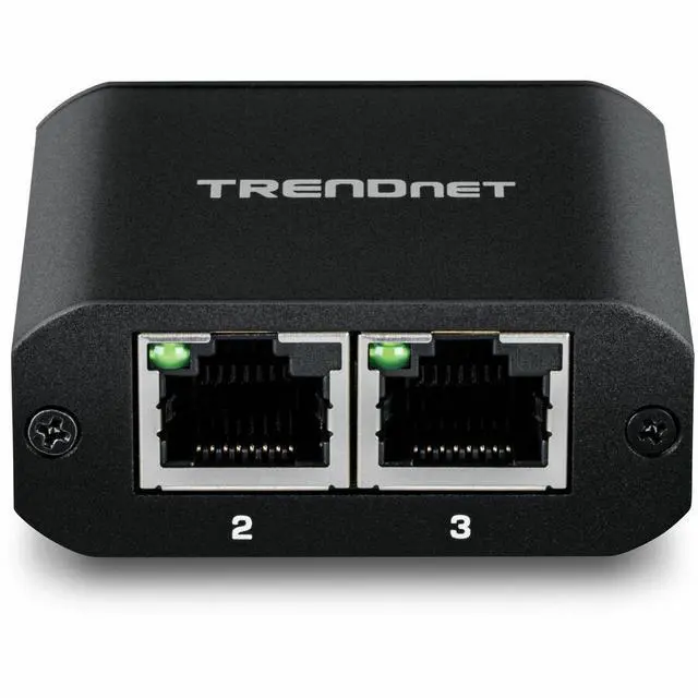 Alt view image 10 of 15 - TRENDnet 2-Port Gigabit Splitter with USB Type C Power, TEG-102S, Splits One Network Connection Into Two, Ethernet Splitter, USB Type C Power Cable Included, NDAA & TAA Compliant