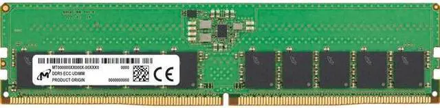 Alt view image 3 of 3 - Micron - DDR5 - module - 16 GB - DIMM 288-pin - 4800 MHz / PC5-38400 - unbuffered